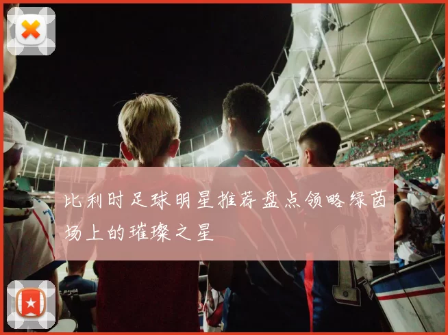 比利时足球明星推荐盘点领略绿茵场上的璀璨之星